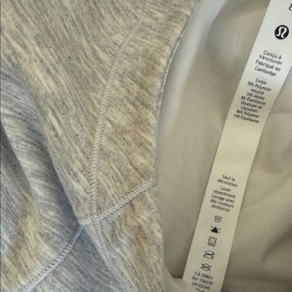 Lululemon Gray Hoodie - Picture 5 of 5